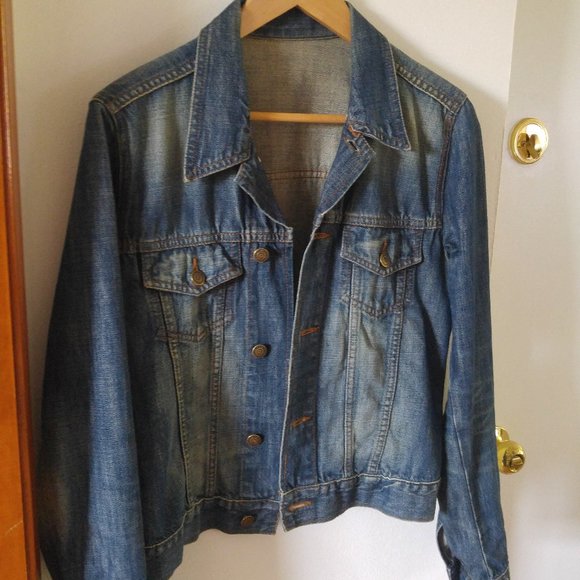 ⚡SALE⚡Zara Dark Wash Jean Jacket - Picture 5 of 9